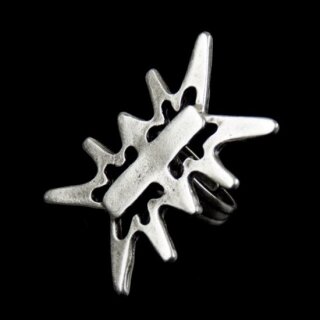 Abstrakter Kfer Ring, 4,5x3,5 cm