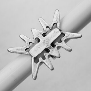 Abstrakter Kfer Ring, 4,5x3,5 cm