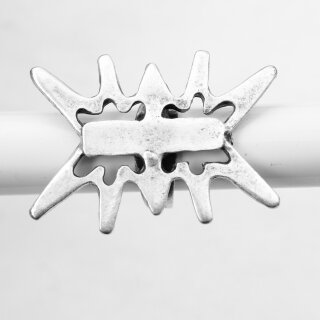 Abstrakter Kfer Ring, 4,5x3,5 cm