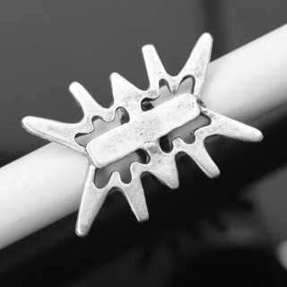 Abstrakter Kfer Ring, 4,5x3,5 cm