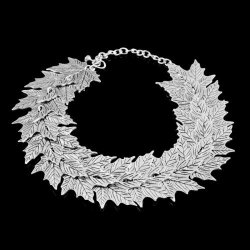 Leaf necklace, Nature, leaf, Nature: 4 cm