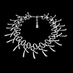 Dancing people Necklace Statement Gothic Bohemian Medieval
