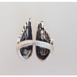 Crystalogy Flügel Ring Statement Engel Wings 925er Sterling Silber beschichtet
