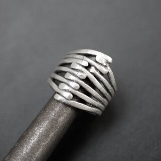 Verschrnkte Finger Ring, 1,95x2,0 cm
