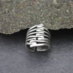 Verschränkte Finger Ring, 1,95x2,0 cm