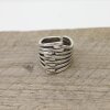 Verschränkte Finger Ring, 1,95x2,0 cm