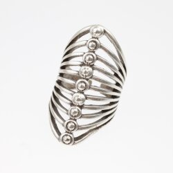 nubby and grooved ring, 4,0 cm