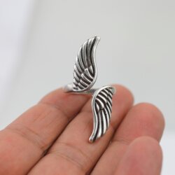 Flügel Ring, 4,25x1,56 cm