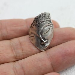 Antique face Ring, 3,2 cm