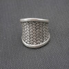 Basket Ring Ethno Vintage Antik Silber Optik Damenring