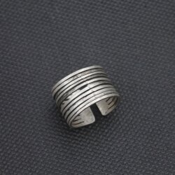 Ethno Style Statement Ring, 1,2 cm