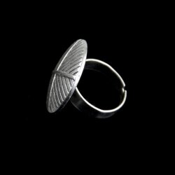 Crosse and stripes Ring, 2,4 cm