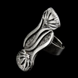 Blumen Ring, 4x1,4 cm