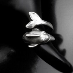 Dolphin ring, 2,5 cm
