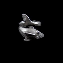 Dolphin ring, 2,5 cm