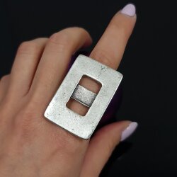 buckle ring, 4,4x3 cm