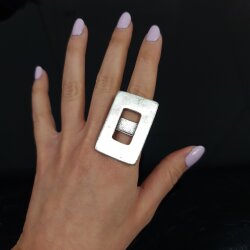 buckle ring, 4,4x3 cm