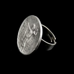 Antique Look Design ring, 2,7 cm