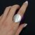 round ring, fluted, 2,5 cm