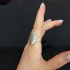 round ring, fluted, 2,5 cm