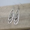 Spiral Earrings, oval 5,5x1,6 cm