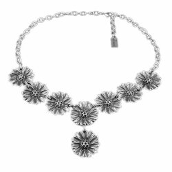 Flower stylish necklace, Flower ø 2,5 cm