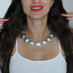Mondphasen Kette Statement Gothic Mittelalter