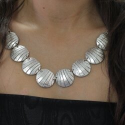 Maritime, shell Necklace Statement Gothic Bohemian Medieval