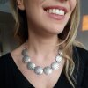 Maritime, shell Necklace Statement Gothic Bohemian Medieval