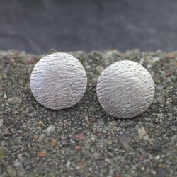 round Stud, fluted stud earrings