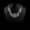 Infinity, Knot, Loop Necklace Statement Gothic Bohemian Medieval