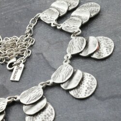 Coin Necklace Statement Gothic Bohemian Medieval