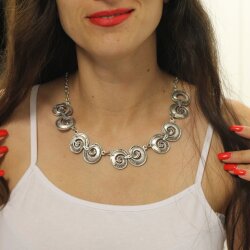 Schnörkel Kette Statement Gothic Mittelalter