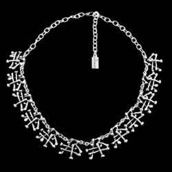 asian letters Necklace Statement Gothic Bohemian Medieval