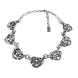 gordian knot, knot Necklace Statement Gothic Bohemian Medieval