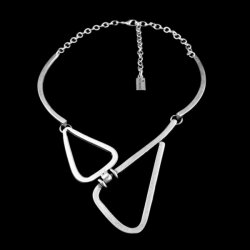 triangle, step Necklace Statement Gothic Bohemian Medieval