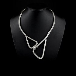 triangle, step Necklace Statement Gothic Bohemian Medieval