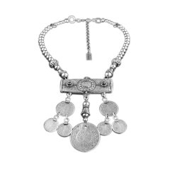 Münzwaage Kette Statement Gothic Mittelalter