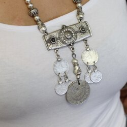 Münzwaage Kette Statement Gothic Mittelalter