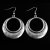 Circle Earrings with hole