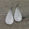 Drop Earrings with Fancywork, ornaments