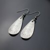 Drop Earrings with Fancywork, ornaments