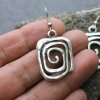 Asymmetric Spiral Earrings