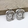 Asymmetric Spiral Earrings