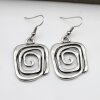 Asymmetric Spiral Earrings