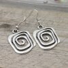 Asymmetric Spiral Earrings