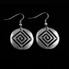 Rectangular Spiral Earrings