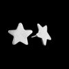 Star stud earrings, 1,5 cm