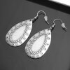 Drop Earrings with Fancywork, ornaments