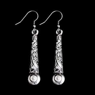 Oriental Design Earrings, Rod